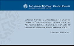 140º ACTO ACADÉMICO DE COLACIÓN DE GRADO