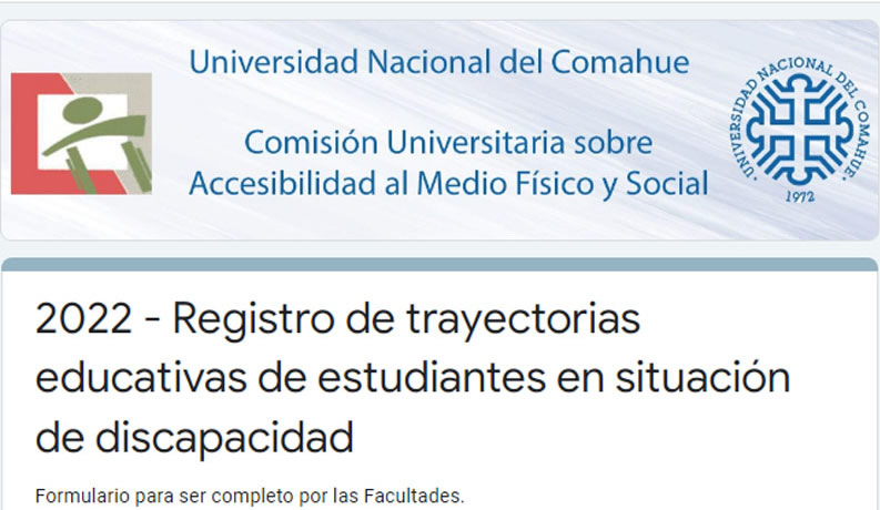 REGISTRO DE TRAYECTORIAS EDUCATIVAS DE ESTUDIANTES EN SITUACIÓN DE DISCAPACIDAD