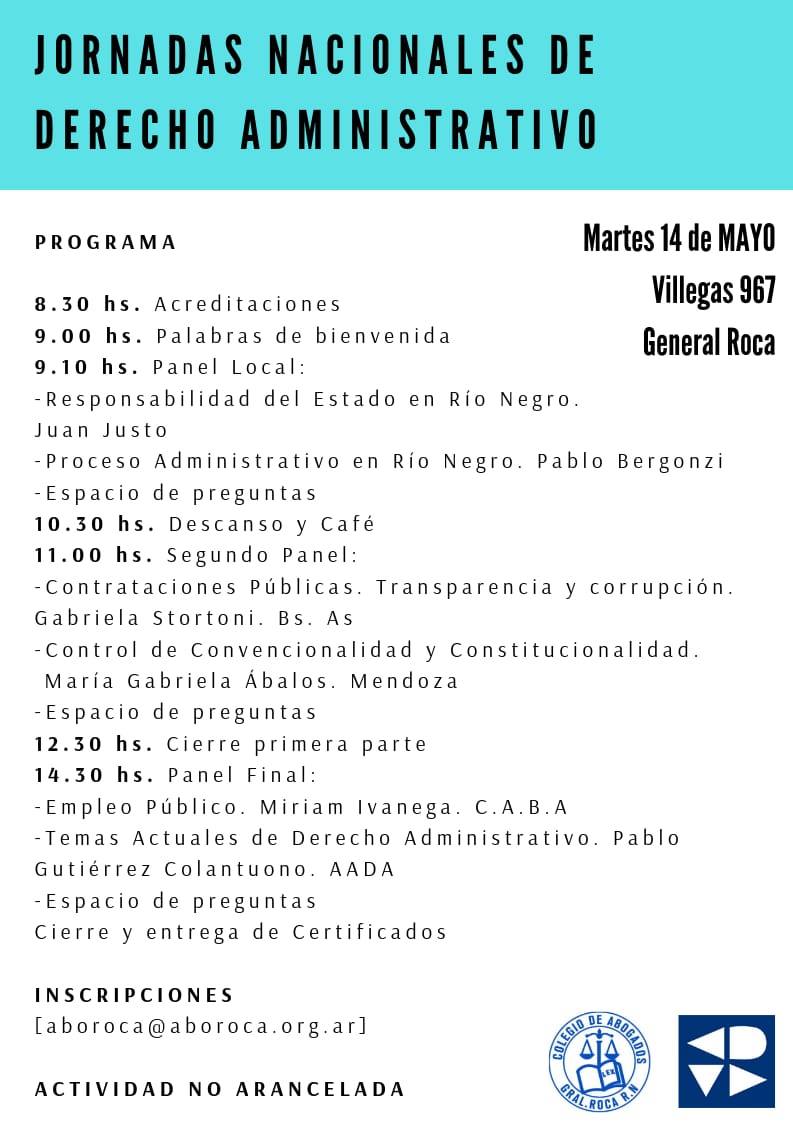 JORNADAS NACIONALES DE DERECHO ADMINISTRATIVO