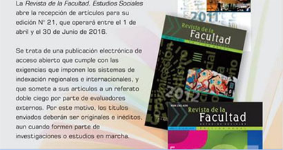 CIERRA EL 30 DE JUNIO LA RECEPCIÓN DE ARTÍCULOS PARA LA REVISTA DE LA FADECS