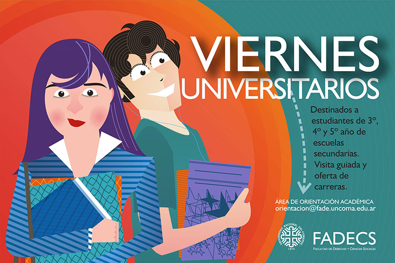 LA FADECS INVITA A ESTUDIANTES QUE TERMINAN EL COLE A LOS VIERNES UNIVERSITARIOS