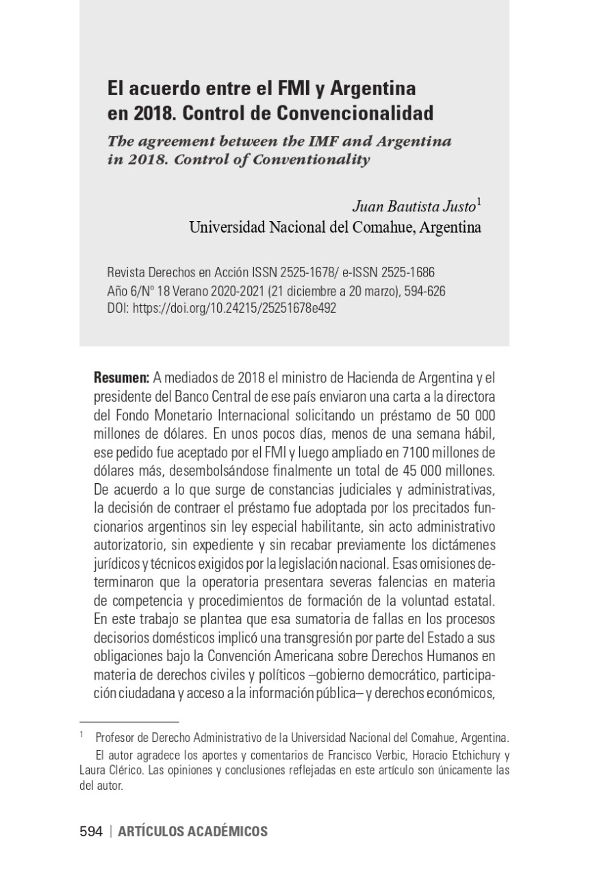 ARTÍCULO DE DOCENTE DE FADECS-UNCOMA INTEGRA EL NÚMERO ESPECIAL DE REDEA