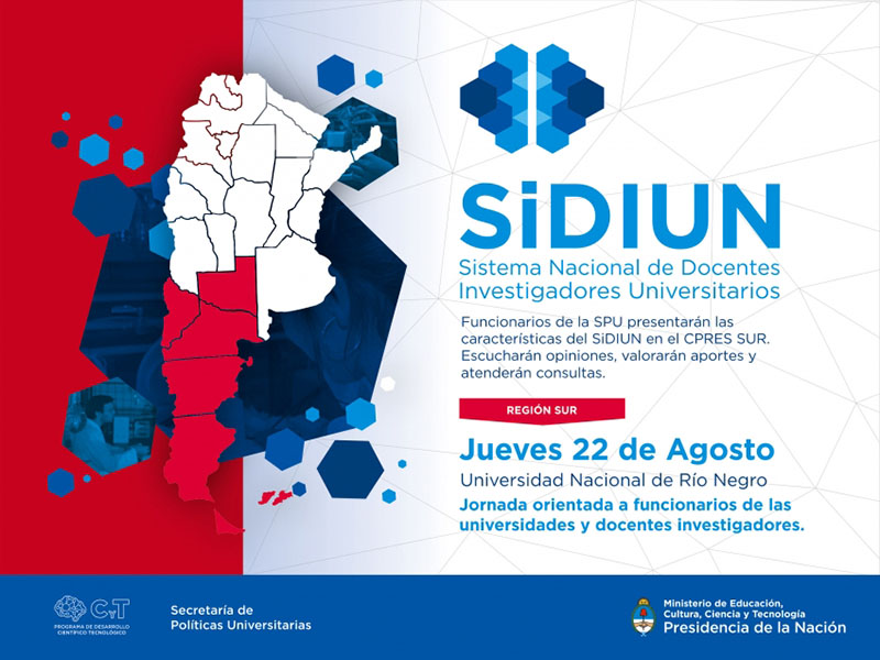 PRESENTACIÓN DEL NUEVO SISTEMA NACIONAL DE DOCENTES INVESTIGADORES (SIDIUN)