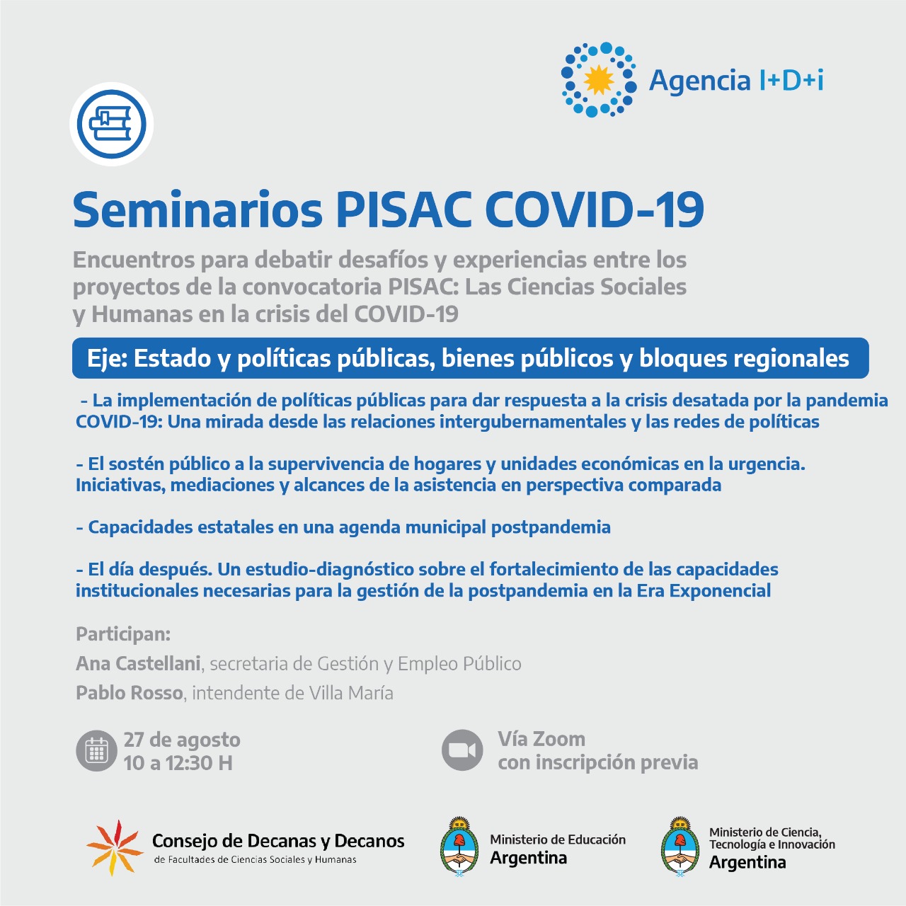 SEMINARIOS PISAC COVID-19