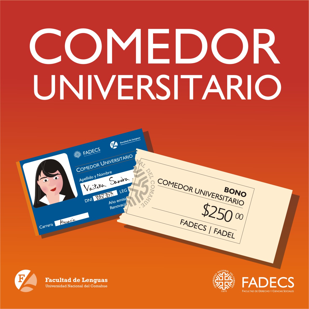 NUEVO VALOR DEL TICKET COMEDOR UNIVERSITARIO DE FADECS-FADEL