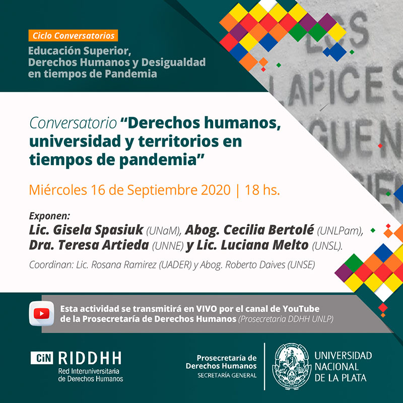 "EDUCACIÓN SUPERIOR, DERECHOS HUMANOS Y DESIGUALDAD EN TIEMPOS DE PANDEMIA"