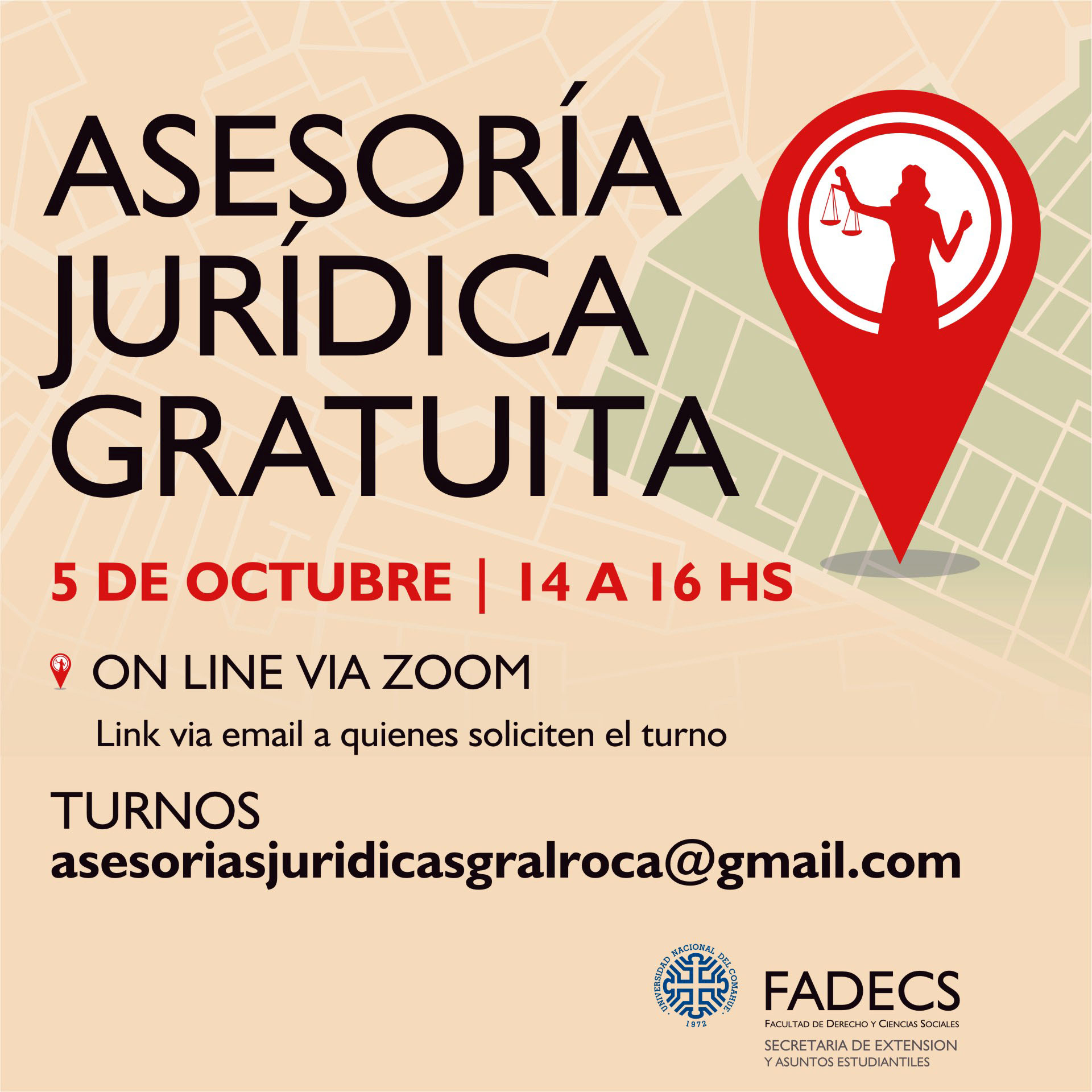 ASESORÍA JURÍDICA GRATUITA DE LA FADECS-UNCOMA