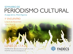 SEMINARIO DE PERIODISMO CULTURAL