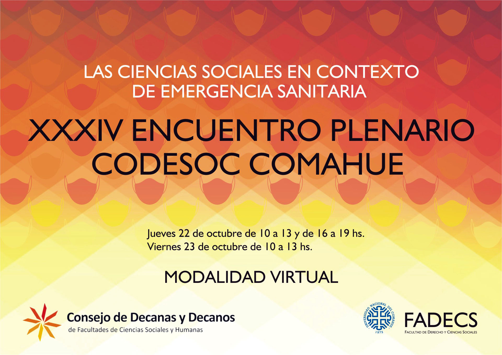 XXXIV REUNION PLENARIO CODESOC – COMAHUE