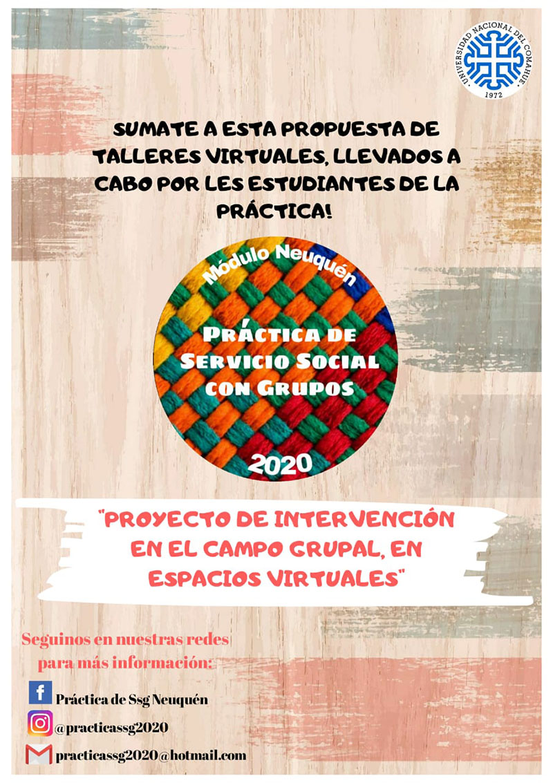 LAS/LOS ESTUDIANTES DE TERCER AÑO TE INVITAN A PARTICIPAR DE LOS TALLERES VIRTUALES!!