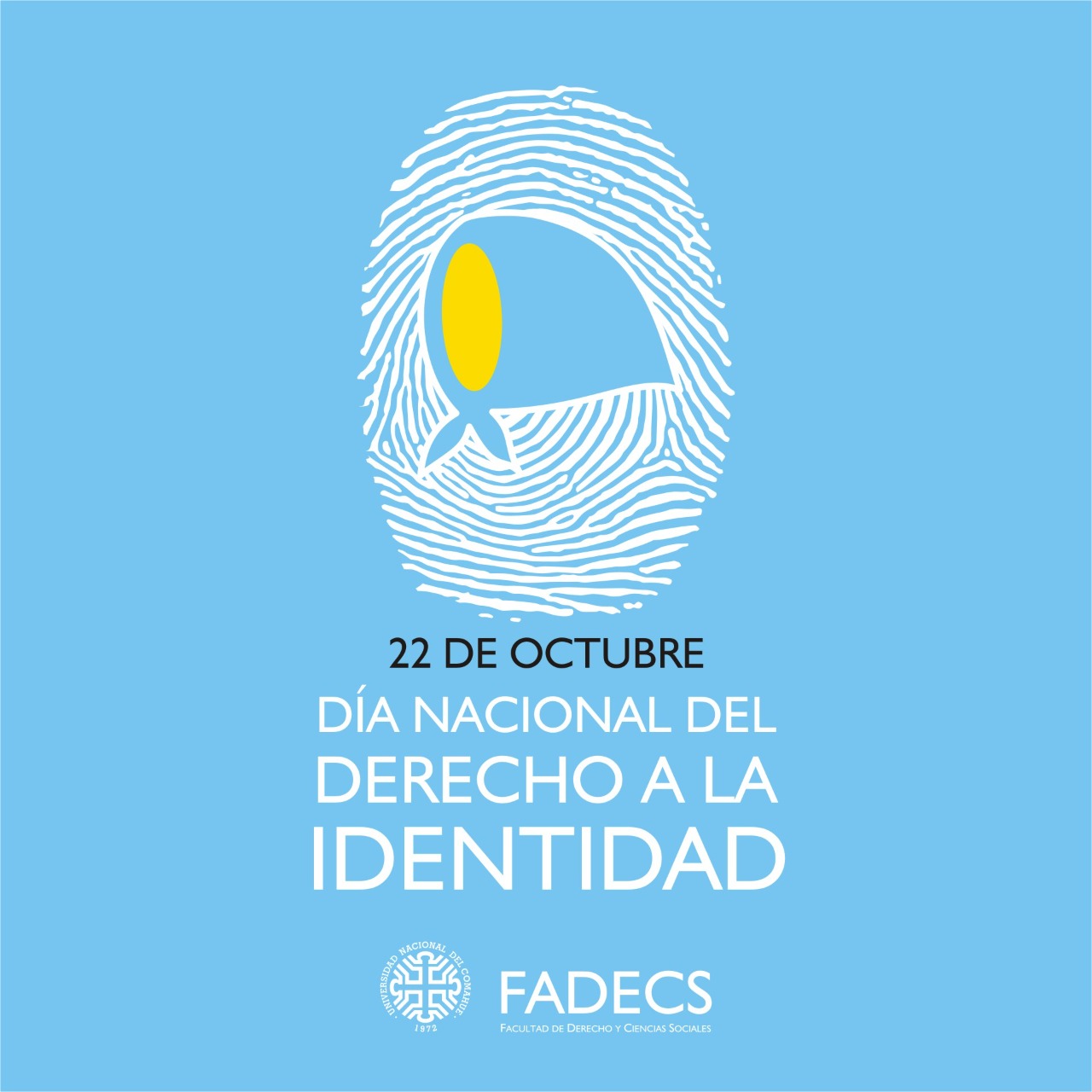 22 OCTUBRE DÍA NACIONAL DEL DERECHO A LA IDENTIDAD