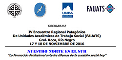 SE REALIZA EN LA FADECS EL IV ENCUENTRO REGIONAL PATAGÓNICO FAUTAS 2016