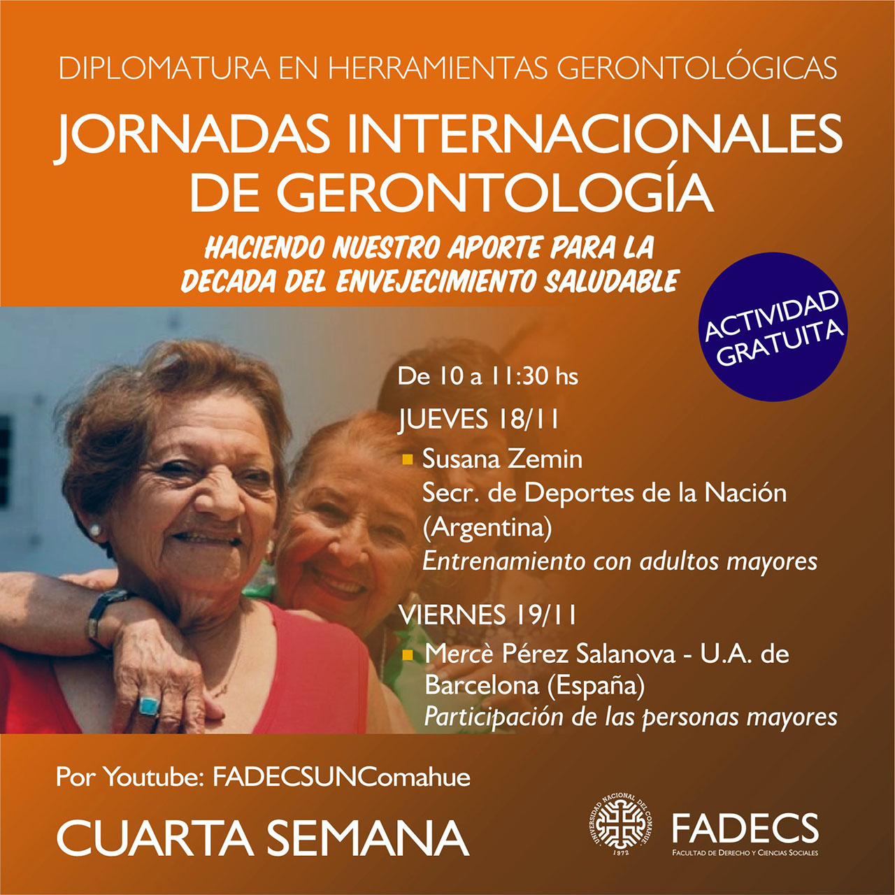 JORNADAS INTERNACIONALES DE GERONTOLOGÍA