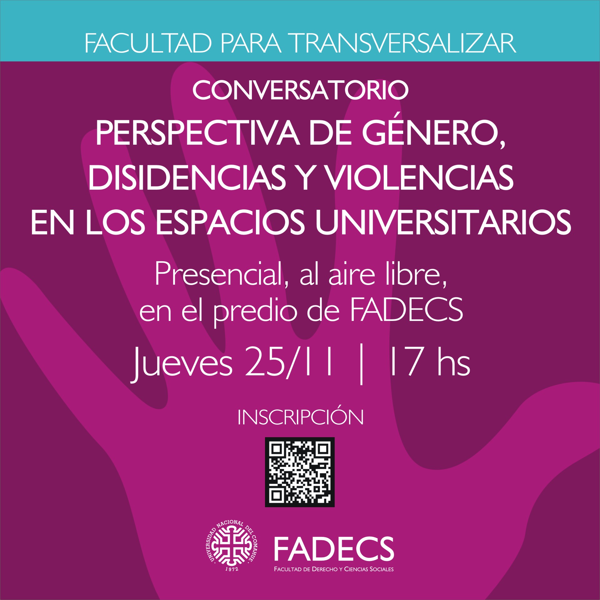 PROGRAMA DE ACTIVIDADES FACULTAD PARA TRANSVERSALIZAR