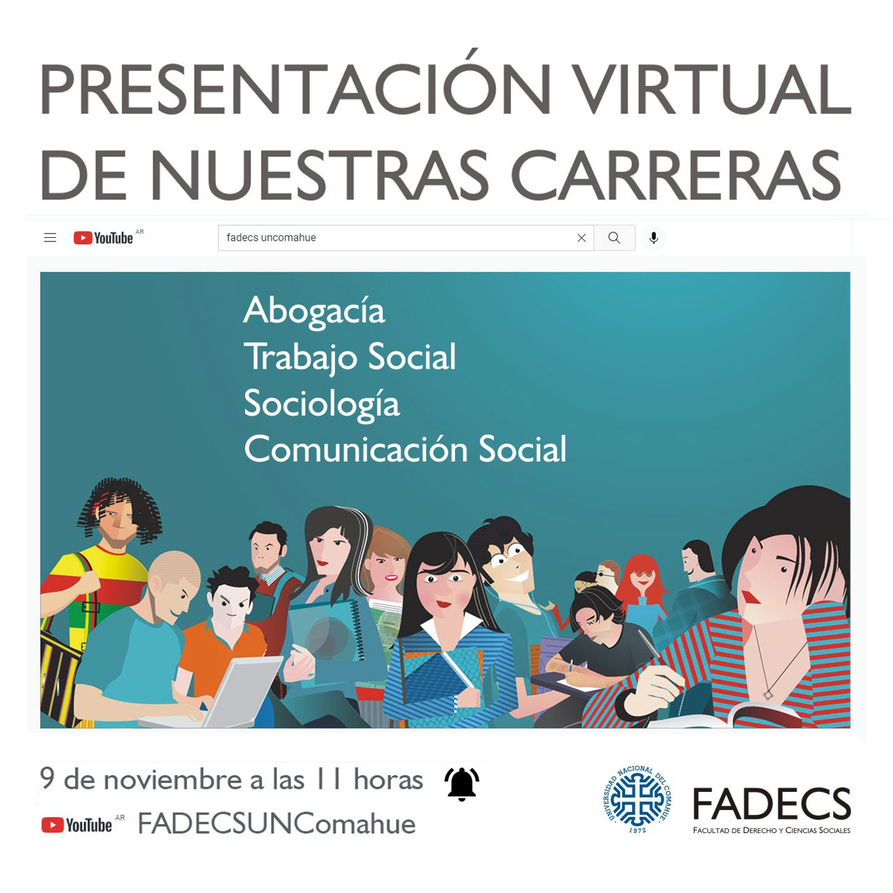 PRESENTACIÓN VIRTUAL DE NUESTRAS CARRERAS