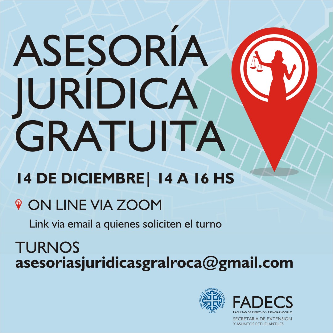 ASESORÍA JURÍDICA GRATUITA DE LA FADECS-UNCOMA